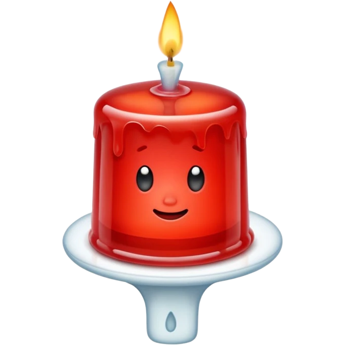  jelly on birthday candle emoji