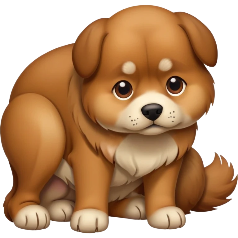 сутулая собака emoji