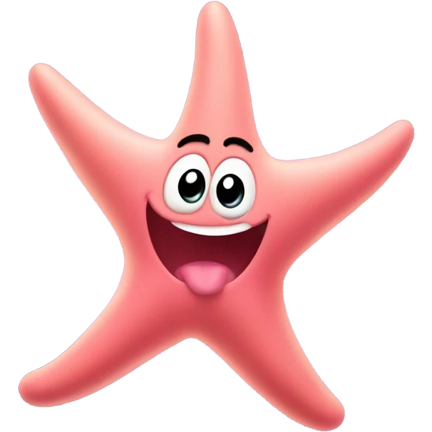 Twerking Patrick Starfish emoji