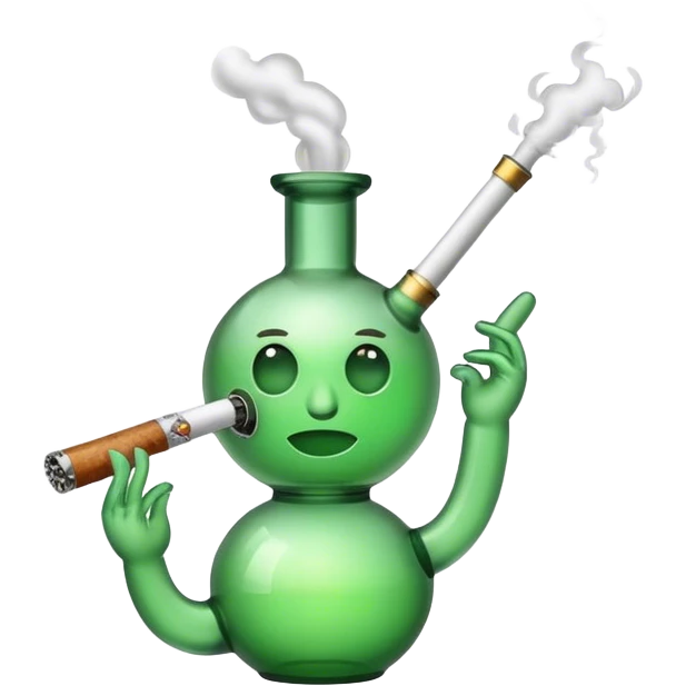 Bong hit emoji