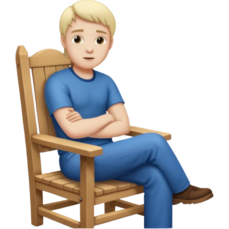 Вергилий сидит на стуле emoji