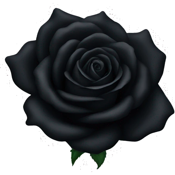 black rose emoji