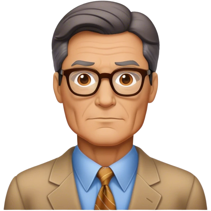Older Clark Kent  emoji