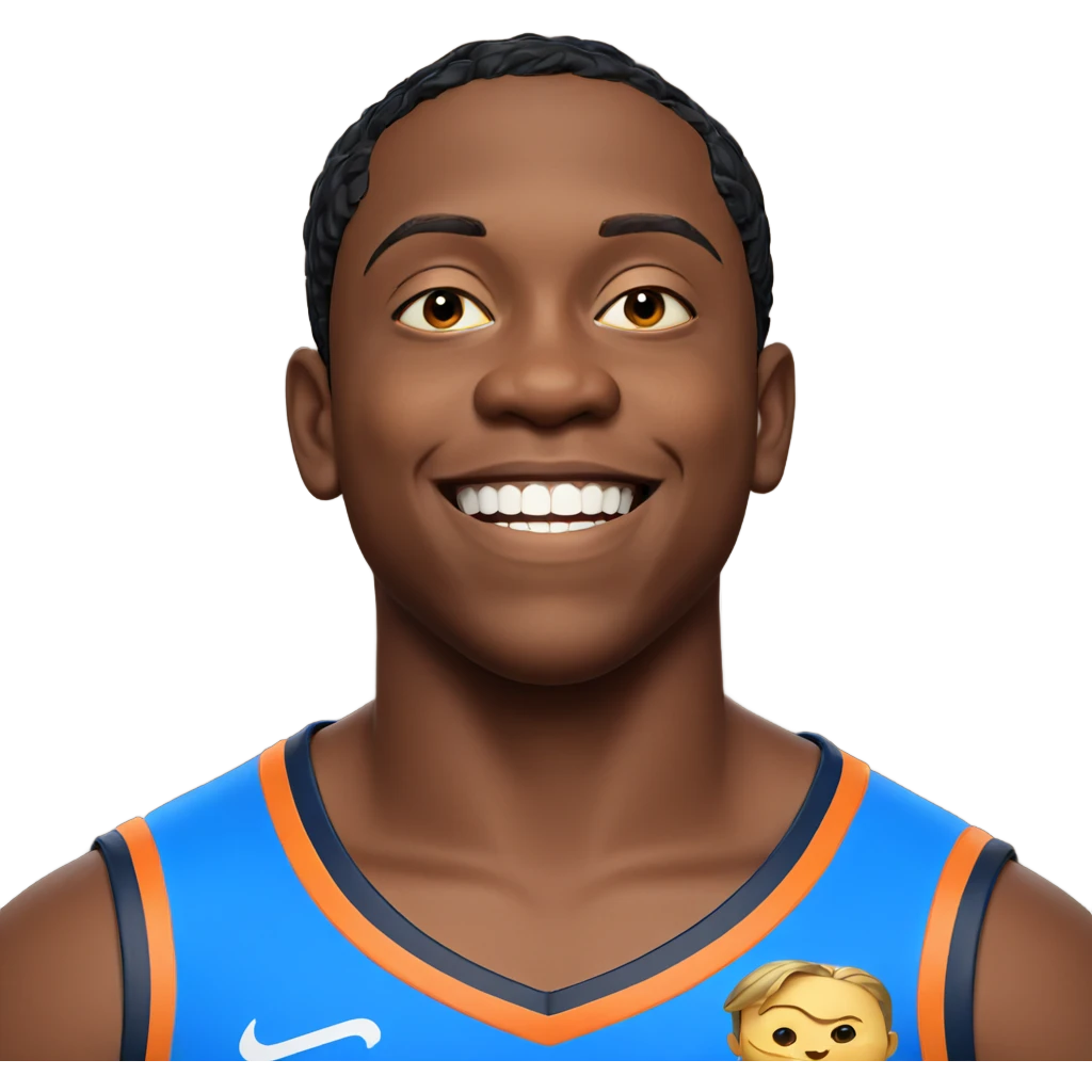 smiling dark-skinned boy portrait emoji