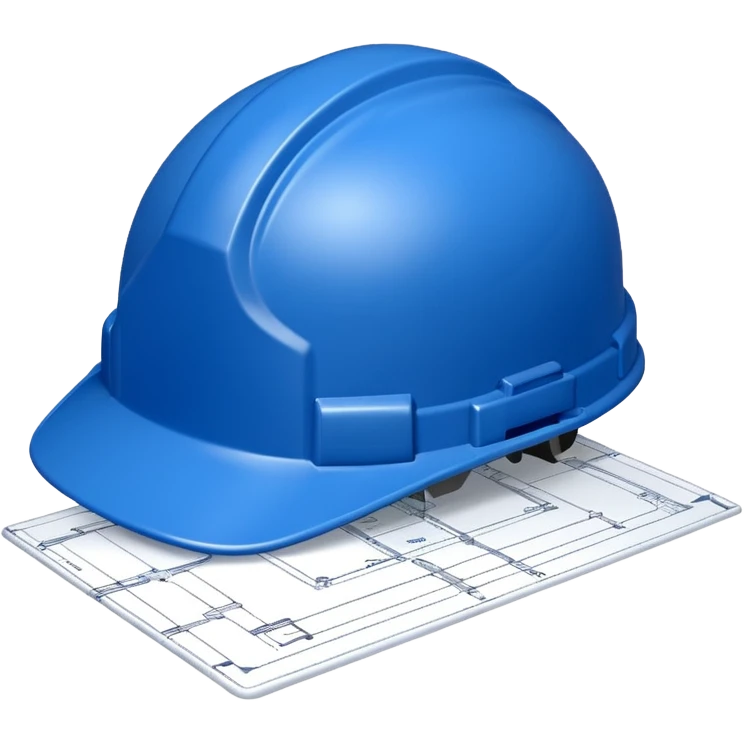 blue construction drawing emoji