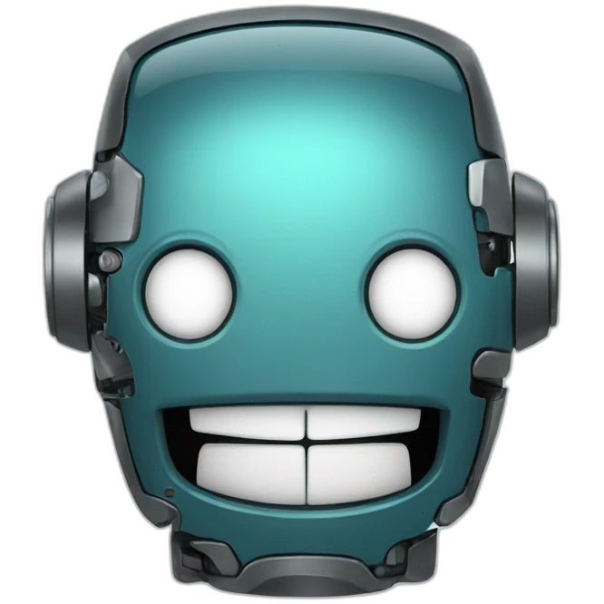 Robot smiling emoji