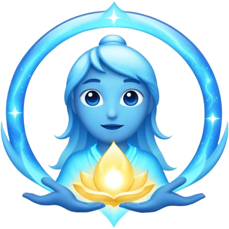 pouvoir ultime bleu emoji