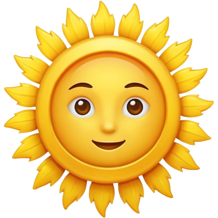 Sun emoji