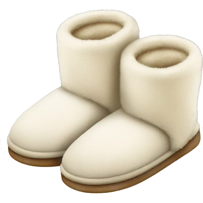 cozy slippers uggs emoji