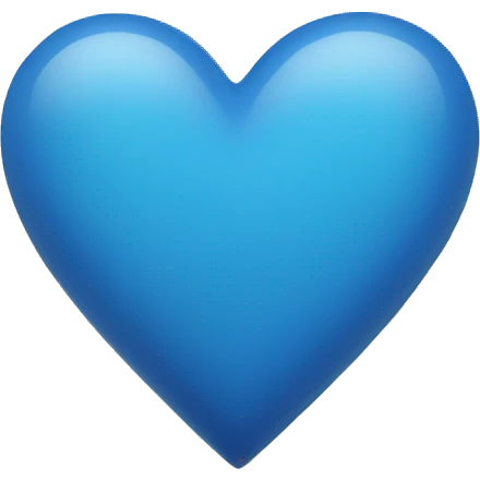 Blue heart  emoji