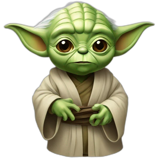 yoda qui fume emoji