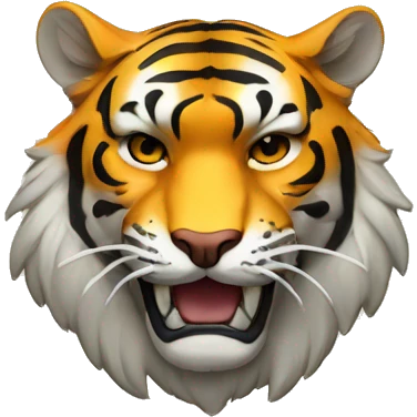 Escudo con un tigre emoji