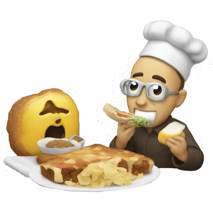 Mono comiendo  emoji