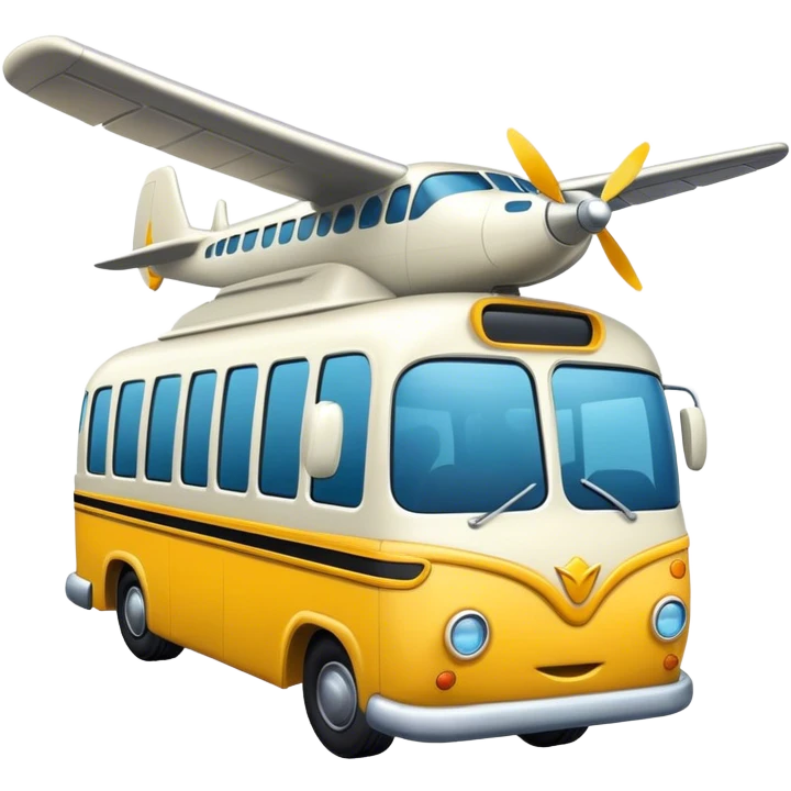 Bus volant  emoji