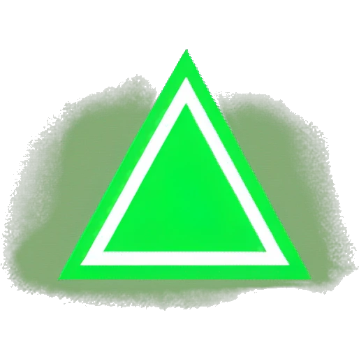 up triangle green emoji