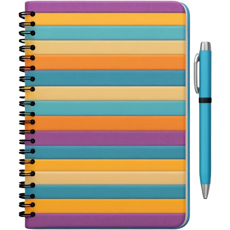 Patterned Corduroy texture ridges notebook emoji