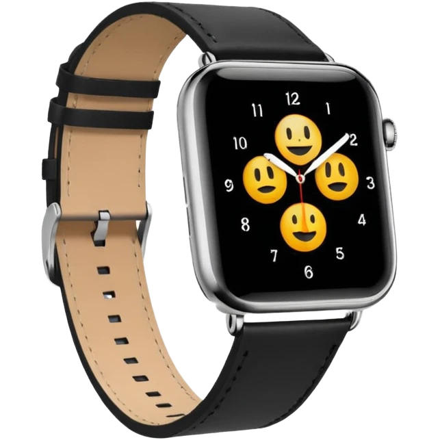 um RELÓGIO minimalista emoji