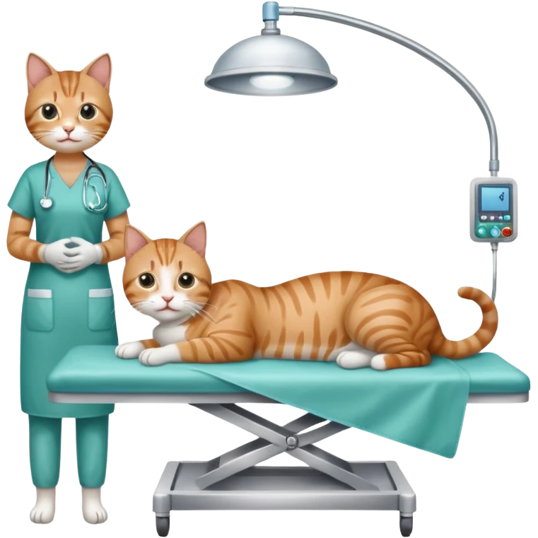 emergency surgeries on cats emoji