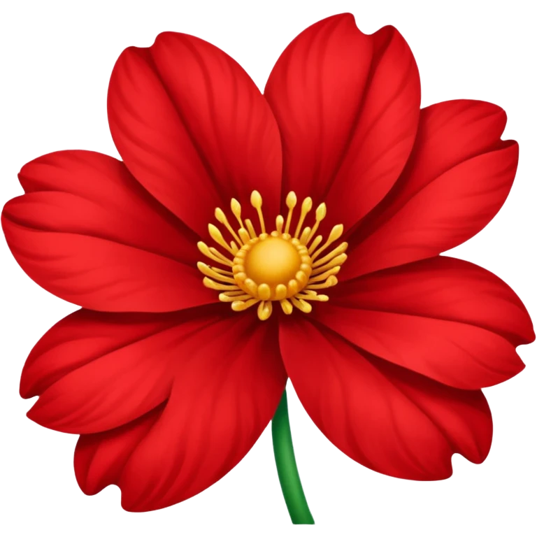 Red flower  emoji