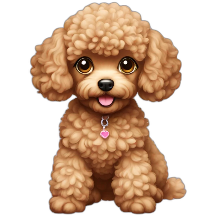 toy poodle emoji
