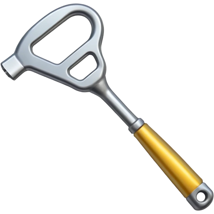steel tool, shiny metallic emoji