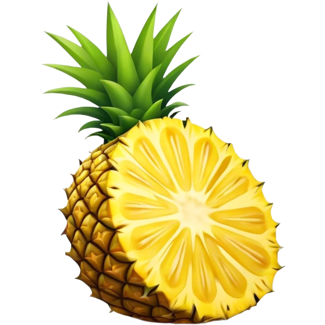 Pineapple slice emoji