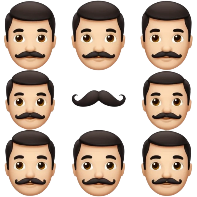 Moustaches  emoji