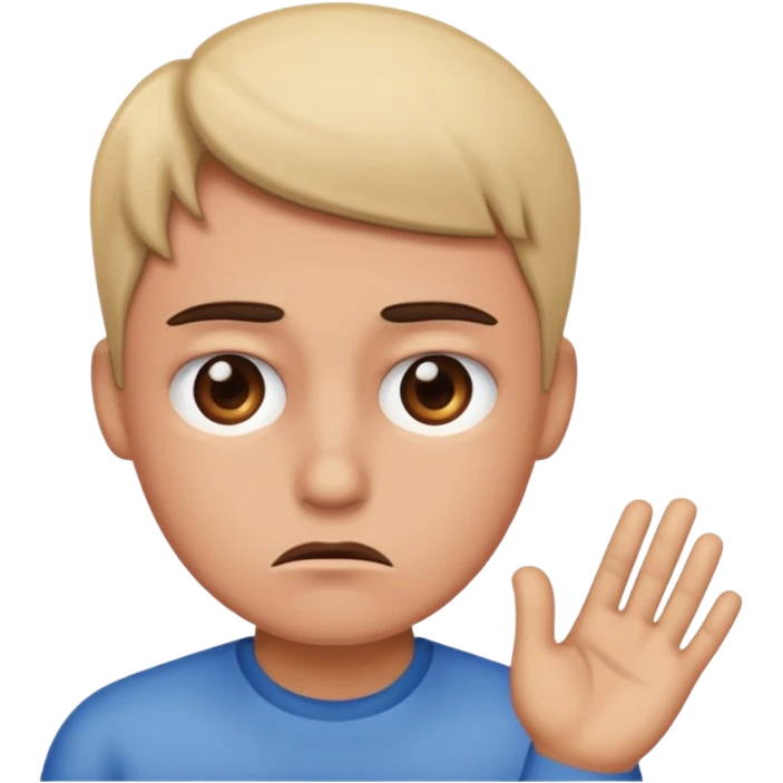 Hayır bu istediğim şey değil emoji