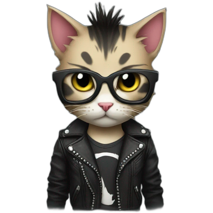 punk cat emoji