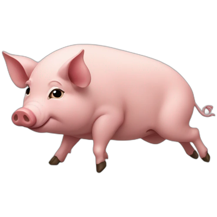 pigs fainting emoji