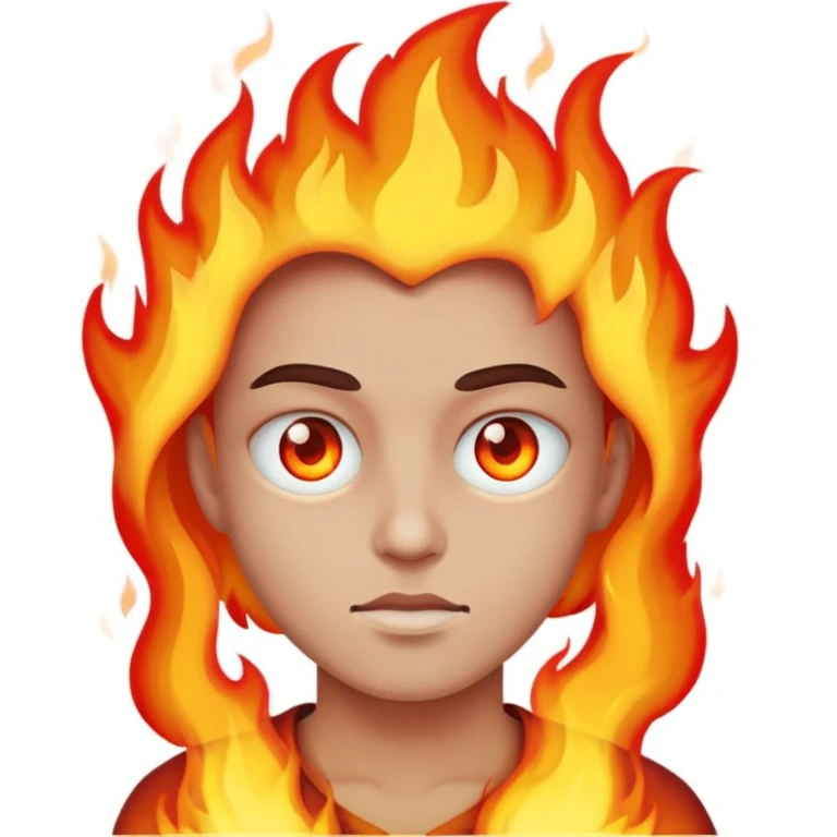 Fire in eyes emoji