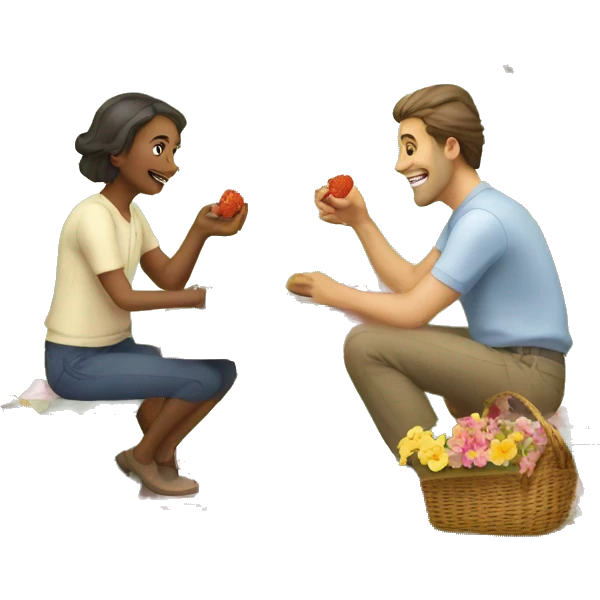 Spring flower picnic basic cycle  emoji