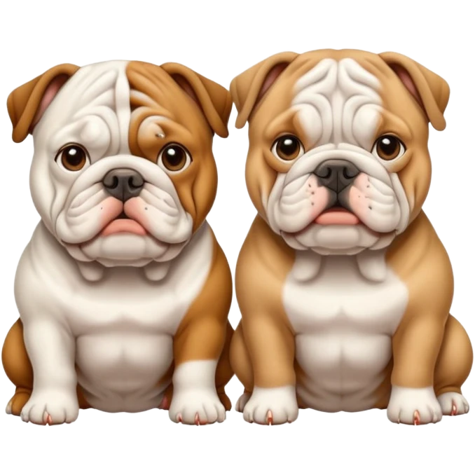 2 bulldogs emoji