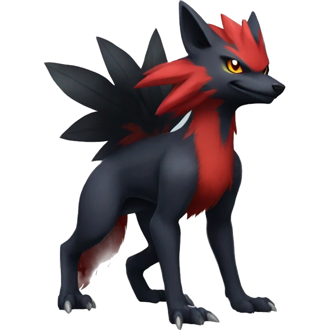 Nargacuga-Litten-Zoroark full body emoji