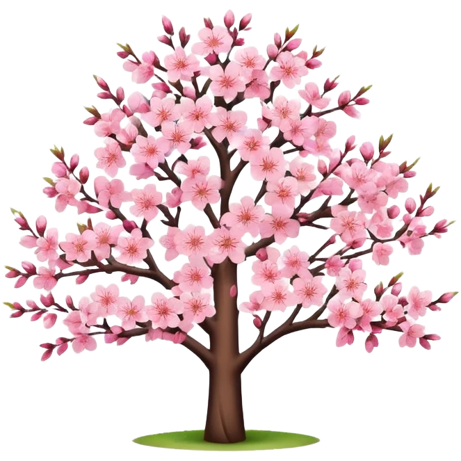Sakura tree emoji