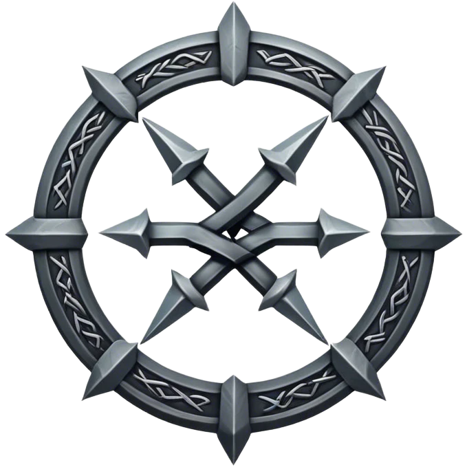 death metal nordic rune emblem emoji