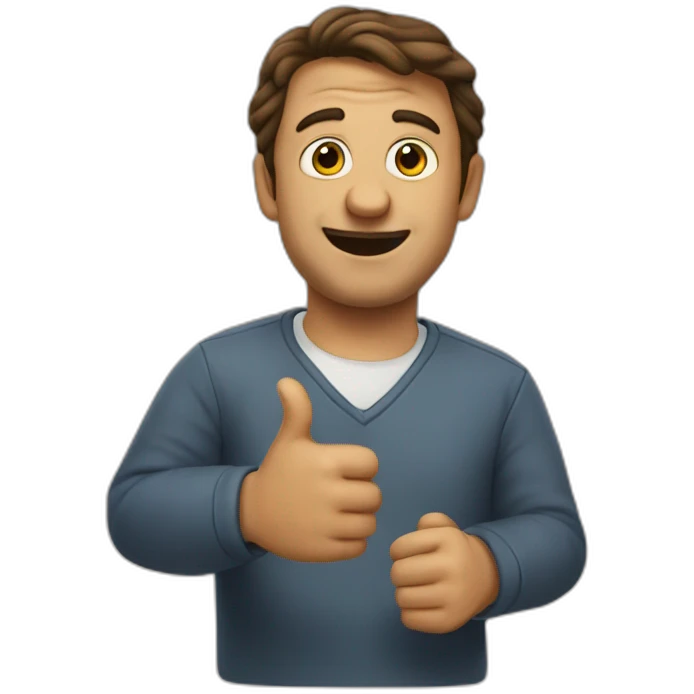pepega who make a thumbsup emoji