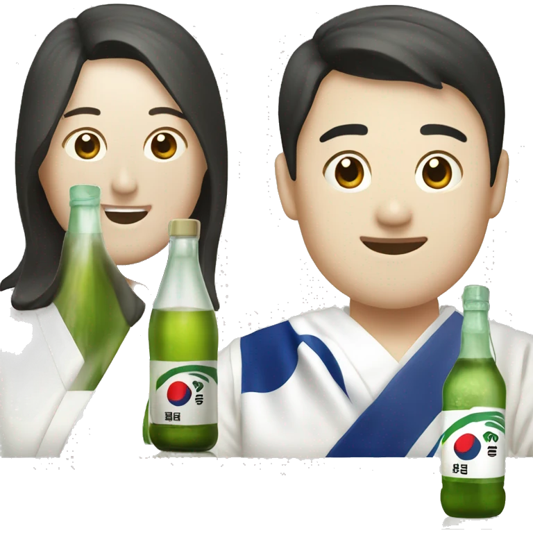 korean soju emoji