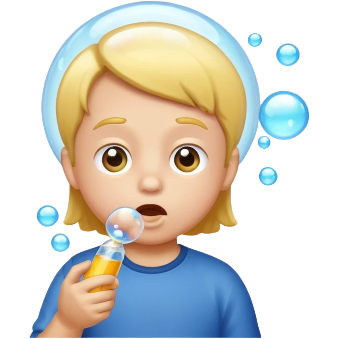 Bubble Blowing Kid emoji