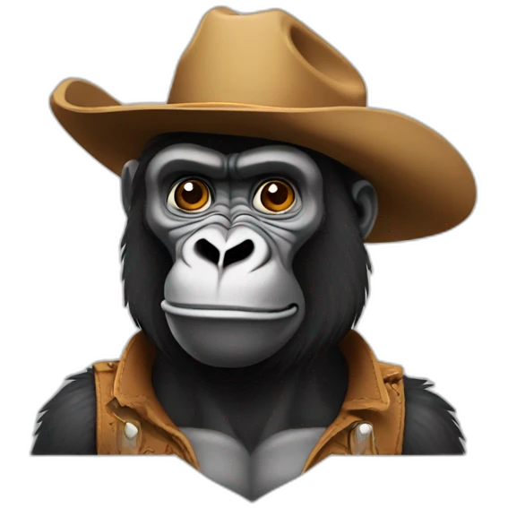 cowboy gorillas emoji