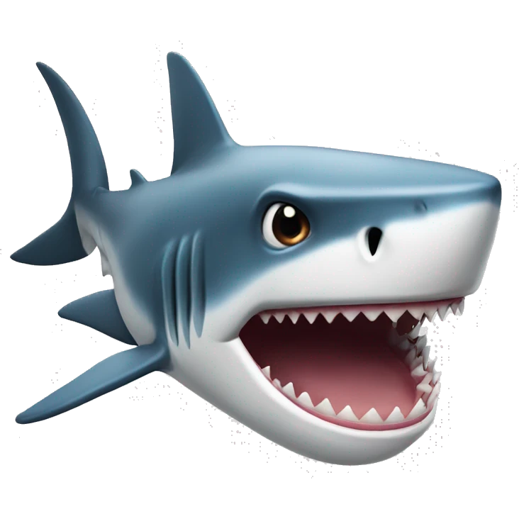 Shark wth topat emoji