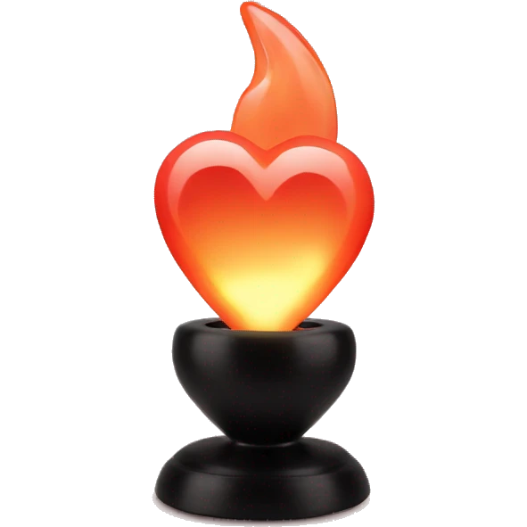 heart salt lamp emoji