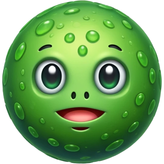 green germ  emoji