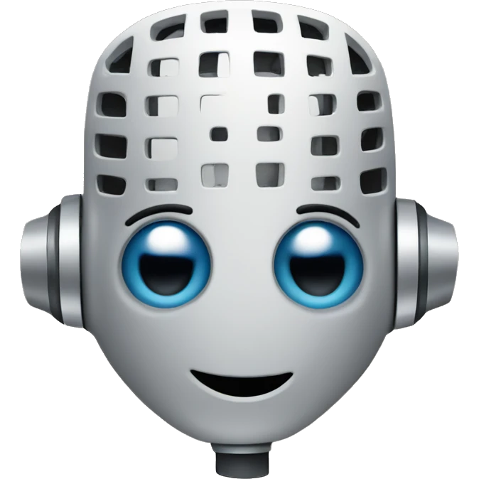 microphone symbol for a chatbot  emoji
