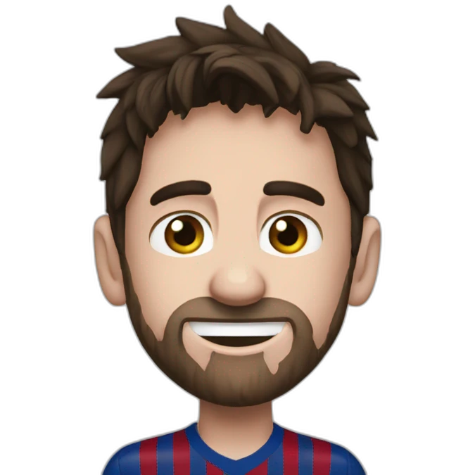 Messi when said que mira bobo emoji