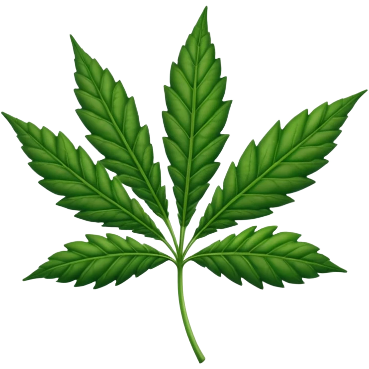 Weed leaf emoji