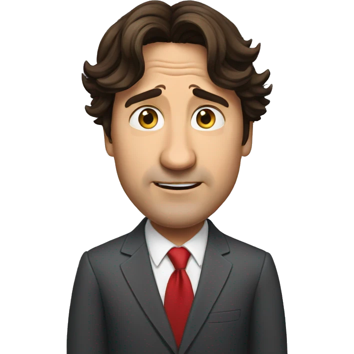 Justin trudeau fear emoji