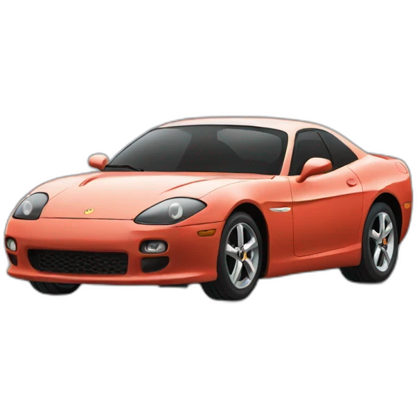 Runaway sports car emoji