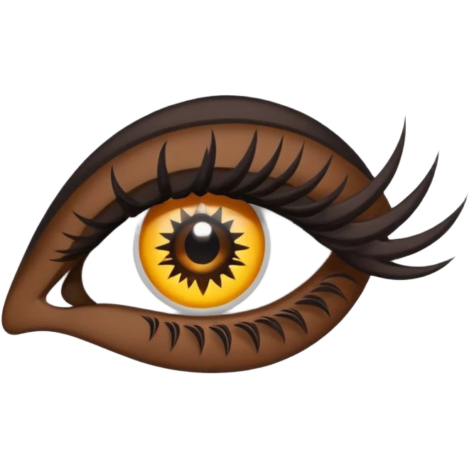 Make a logo with a lash side in the Iranian style and make the logo cool. emoji