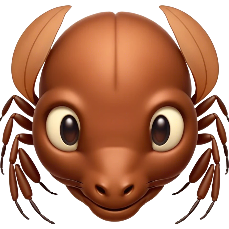 Beautiful and Majestic Ant Portrait Emoji, Head and body rendered in serene repose with a gentle, content smile, showcasing a finely detailed, compact form with eyes softly closed in tranquil slumber, Simplified yet exquisitely endearing features, highly detailed, glowing with a soft, drowsy natural light, high shine, relaxed and utterly noble, stylized with an air of timeless industrious grace, soft glowing outline, capturing the essence of a majestic ant that embodies the quiet power of nature! emoji